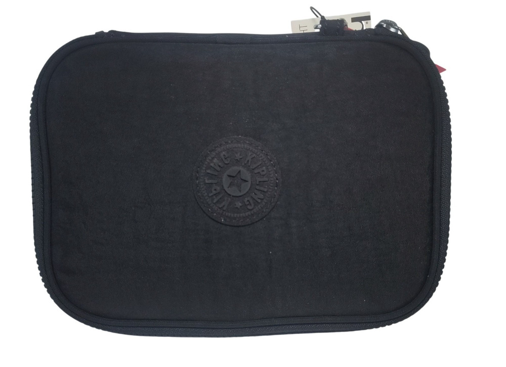 Kipling 100 Pens/Pencils Acessory Case-Black and Blue-NWT